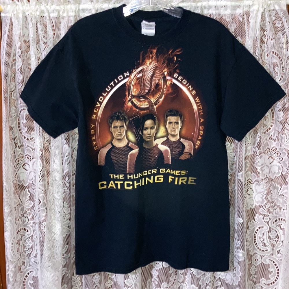 The Hunger Games Catching Fire Movie Promo T-Shirt 2013 ~M~